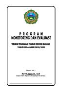 Program Supervisi Monitoring Dan Evaluasi