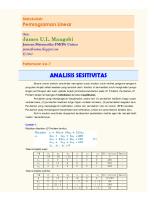 ProLin 7 Analisis Sensitivitas