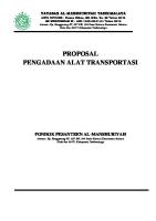 Proposal Bantuan Alat Transportasi