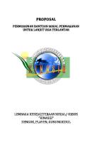 Proposal Bantuan SOSIAL PERMAKANAN UTK LANSIA TERLANTAR