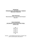 Proposal Bulu Tangkis [PDF]