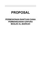 Proposal Gapura Masjid [PDF]