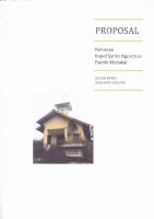 Proposal Gereja Binda Paroki Merakai Kabupaten Sintang [PDF]