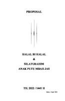 PROPOSAL Halal Bi Halal