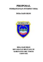 Proposal Internet Desa