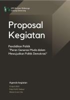 Proposal Kegiatan Pendidikan Politik.