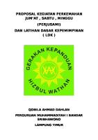 Proposal Kegiatan Perkemahan Jum