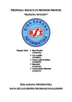 Proposal Kegiatan Promosi Banana Nugget [PDF]