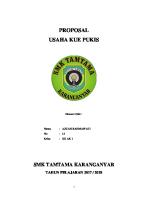 Proposal Kue Lupis [PDF]