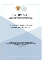 Proposal Kunjungan Organisasi Kemahasiswaan