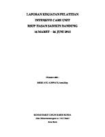 Proposal Laporan Kegiatan Pelatihan ICU [PDF]