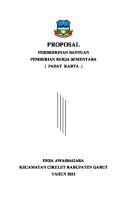 Proposal Padat Karya Jalan Wisata Curug Nini [PDF]