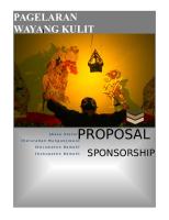 Proposal Pagelaran Wayang Kulit Dalam Rangka Memperingati Hut Ri Ke 69