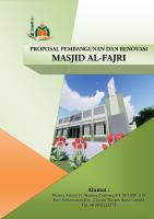 Proposal Pembangunan & Perehaban Masjid Al-Fajri [PDF]