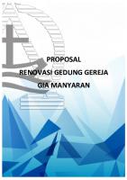 Proposal Pembangunan Gereja