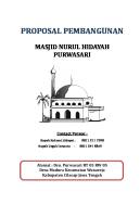 Proposal Pembangunan Masjid Nurul Hidayah [PDF]