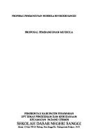 Proposal Pembangunan Mushola SD Negeri Sanggi [PDF]