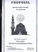 Proposal Pembangunan Musholah Al-Hidayah Dusun IV