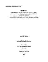 Proposal Pendirian Paud [PDF]