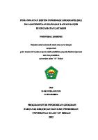 Proposal Penelitian Pemanfaatan Sistem Informasi Geografis (Sig) Dalam Pemetaan Kawasan Rawan Banjir [PDF]