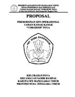 Proposal Permohonan Ijin Operasional TK 2020