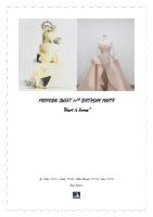 Proposal Project Birthday Party Sweet 17TH [PDF]