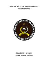 Proposal Reorganisasi MPK [PDF]