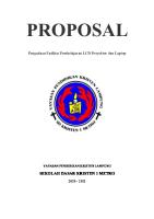 PROPOSAL SDK (Bantuan LCD Proyektor Dan Laptop) [PDF]