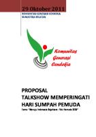 Proposal Sumpah Pemuda KGC