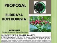 Proposal Usaha Budidaya Kopi CSR