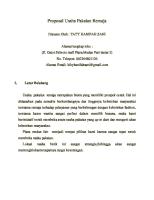 Proposal Usaha Pakaian Remaja [PDF]