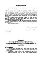 Proposal Workshop Bahan Ajar [PDF]