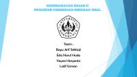 Prosedur Pemberian Medikasi Oral [PDF]