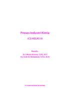 Proses Industri Kimia Kelas XI PDF