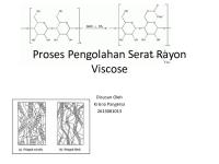 Proses Pengolahan Serat Rayon Viscose