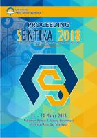 Prosiding SENTIKA 2018