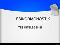 Psikodiagnostik Tes Intelegensi