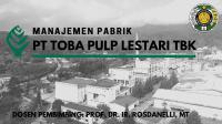 PT. Toba Pulp Lestari TBK [PDF]