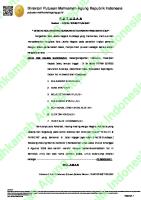 PTUN - SBY 2018 G 125 Putusan Akhir PDF [PDF]