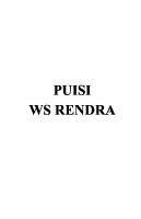 Puisi WS Rendra