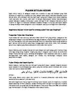 Pujian Setelah Adzan [PDF]