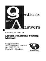 Question and Answer For PT