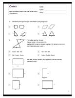 Quiz Kesebangunan Dan Kekongruenan