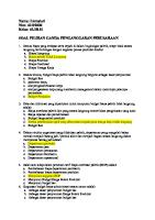 Quiz Persiapan UAS