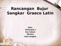 Rancangan Bujur Sangkar Graeco Latin Eva