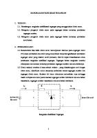 Rangkaian Stabilisasi Tegangan