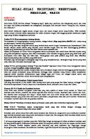 Rangkuman KD 2 Kasih Kesetiaan Keadilan (UPDATED) [PDF]