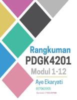 Rangkuman PKN Modul 1-12