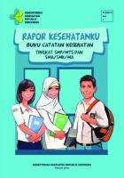 Rapor Kesehatanku Seri Buku Catatan Kesehatan SMP - MTs - SMA - SMK - MA 2018 PDF