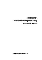 RCS-9624CN - 080189 Transformer Management Relay Instruction Manual (EN - DYBH0423.0233.1101)